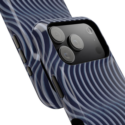 Wavy Navy Phone Case