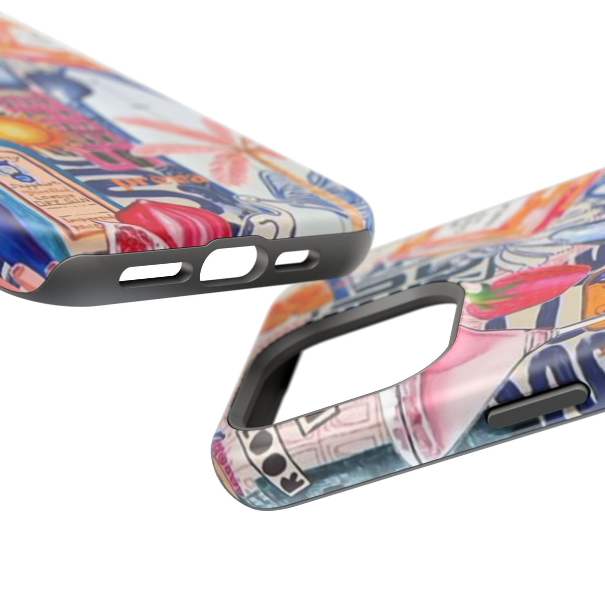 Tropical Beach Collage Phone Case