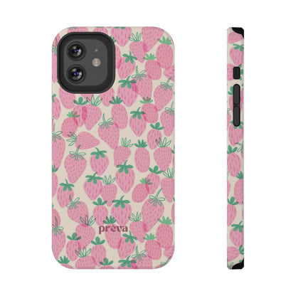 Pink Strawberry Phone Case