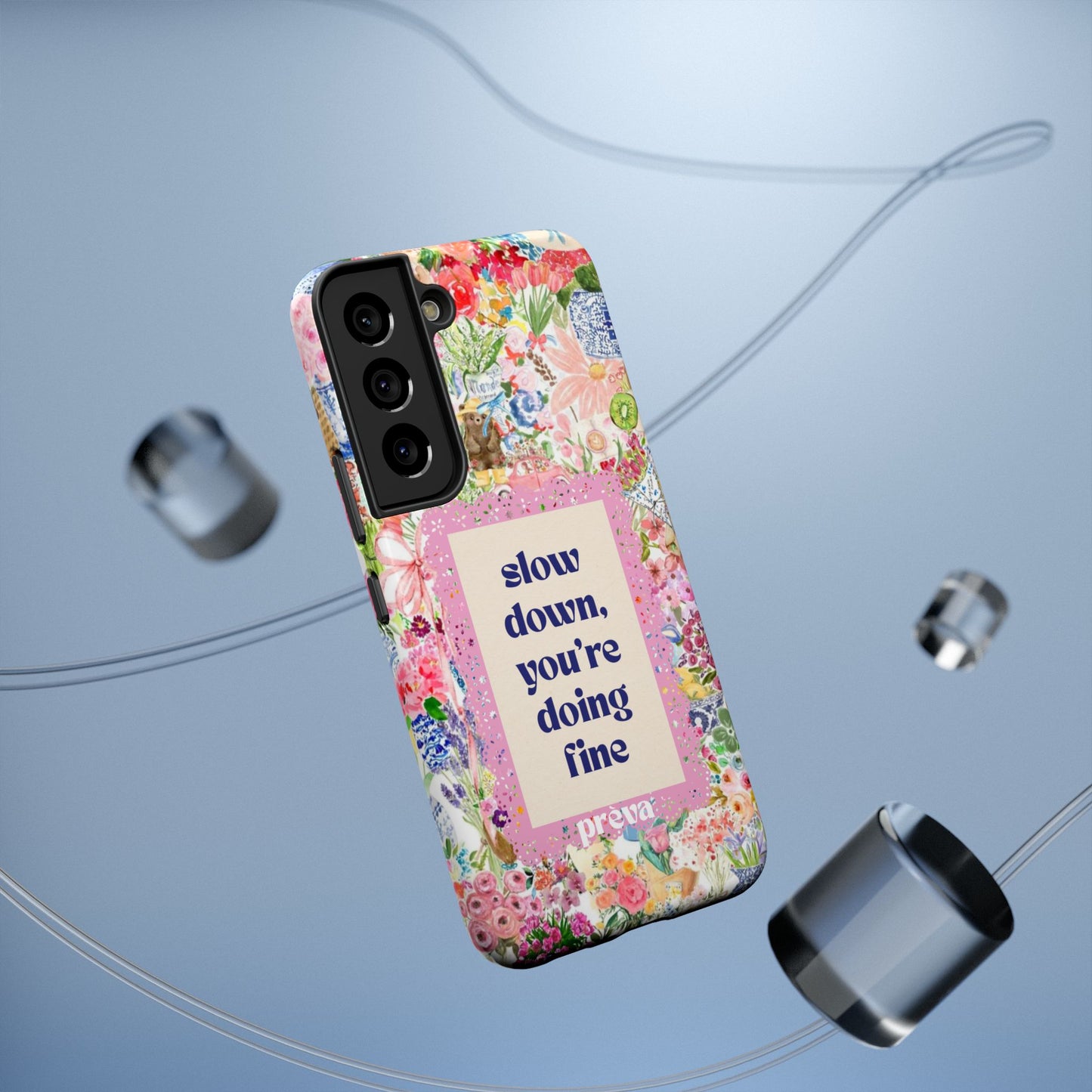 Slow Down Flowers x notsoken Phone Case