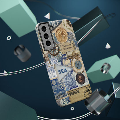 Neutral Travel Collage Phone Case