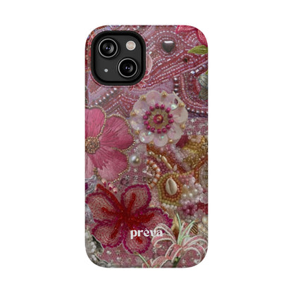 Floral Embroidery Phone Case