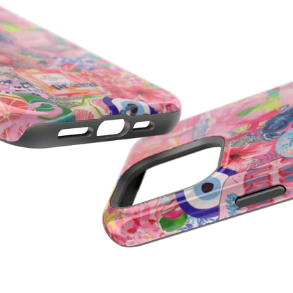 Floral & Pink Collage Phone Case