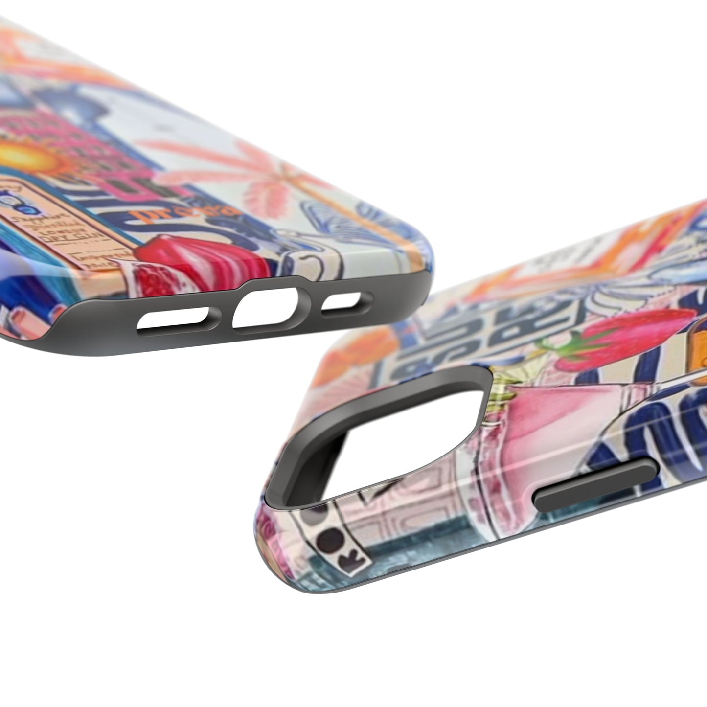 Tropical Beach Collage Phone Case