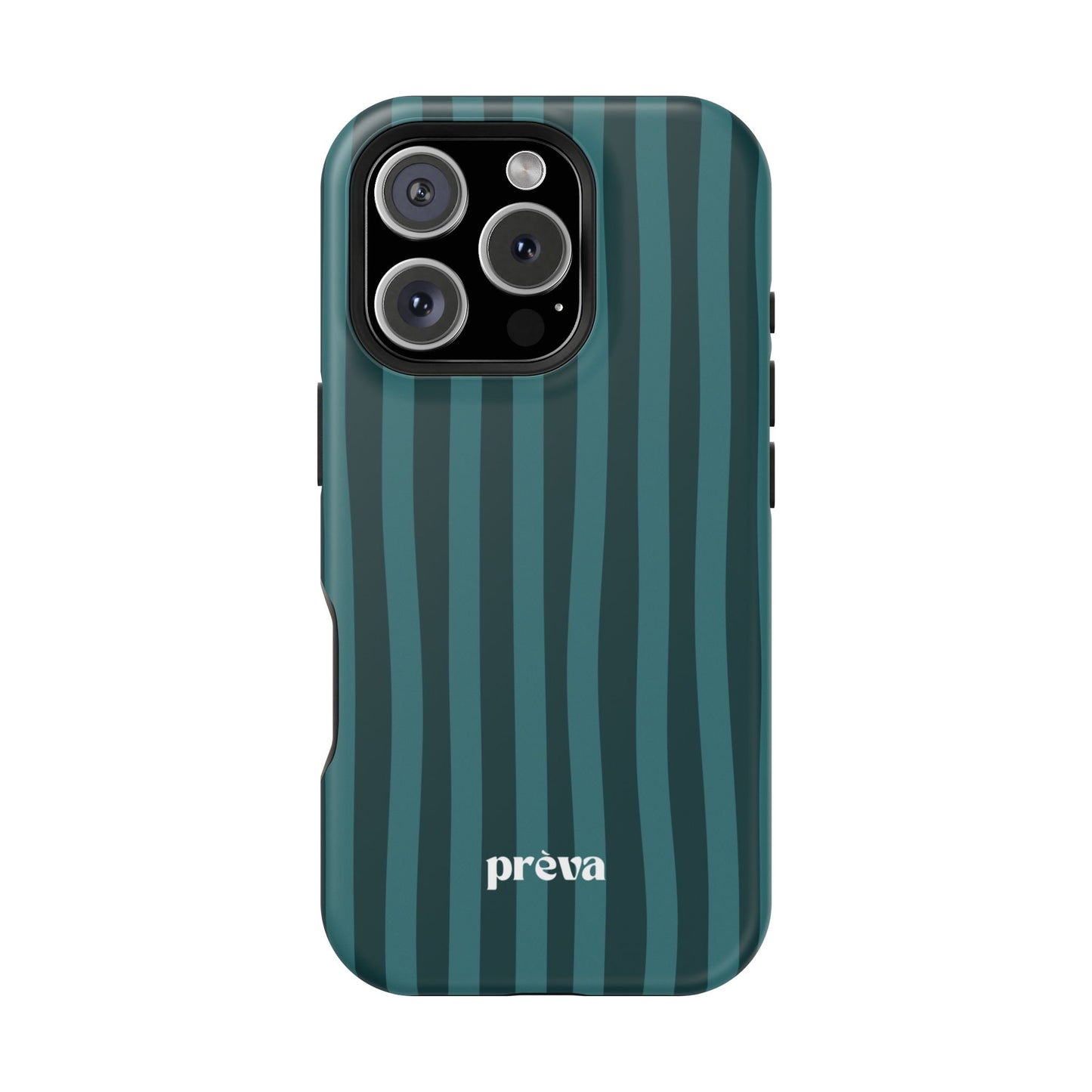 Dark Stripes Turquoise Phone Case