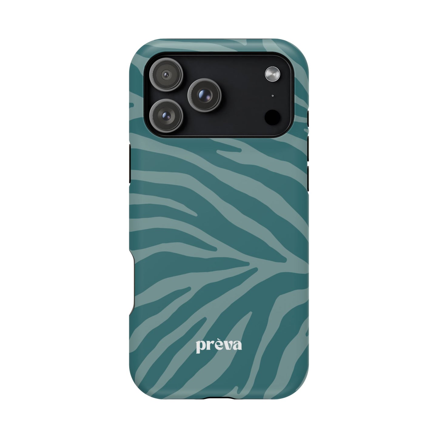 Teal Zebra Phone Case