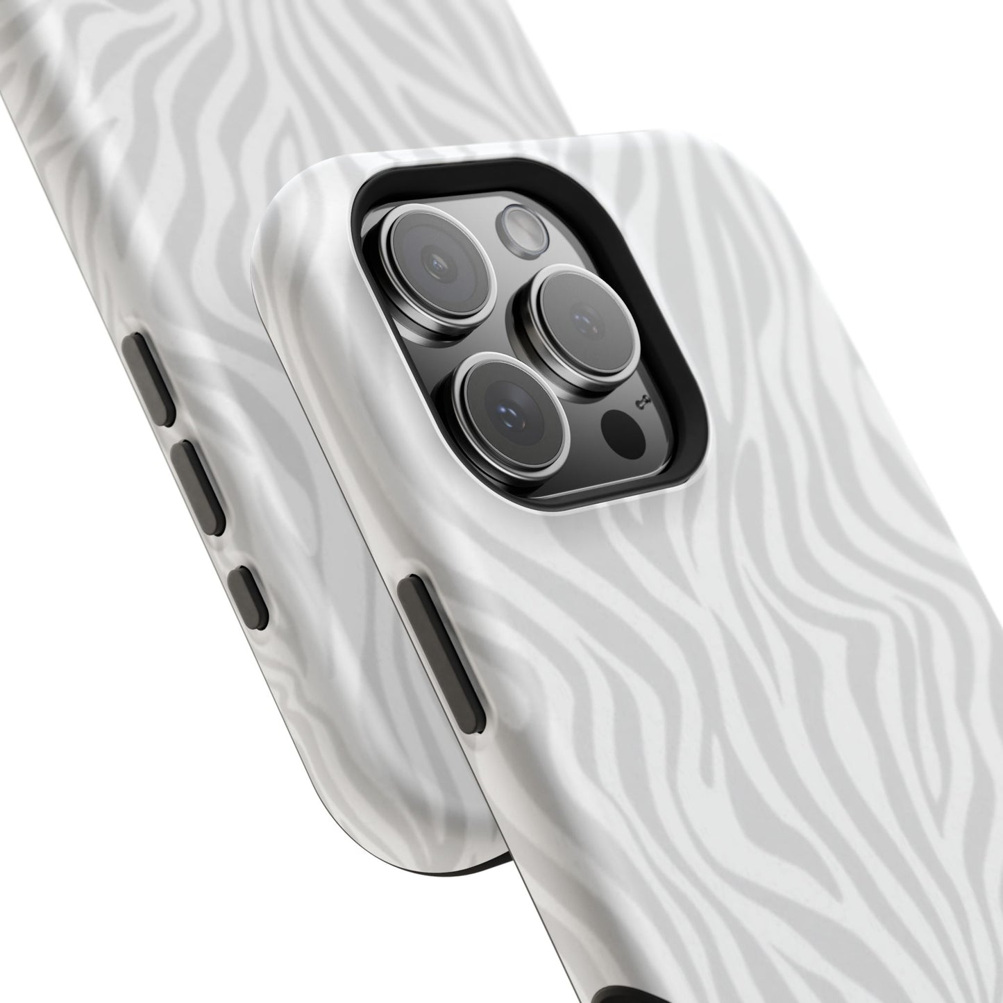 Zebra White Wave Phone Case