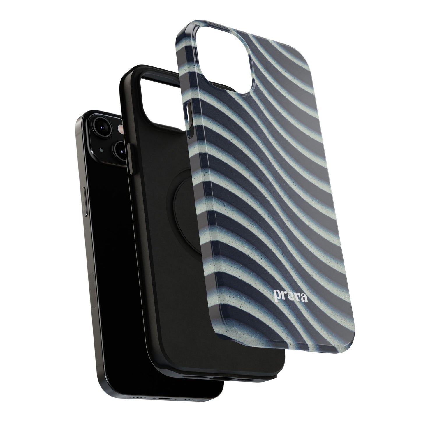 Navy Waves Phone Case