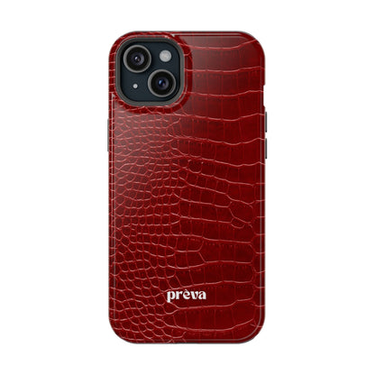 Red Croc Phone Case