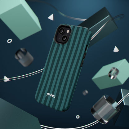 Dark Stripes Turquoise Phone Case