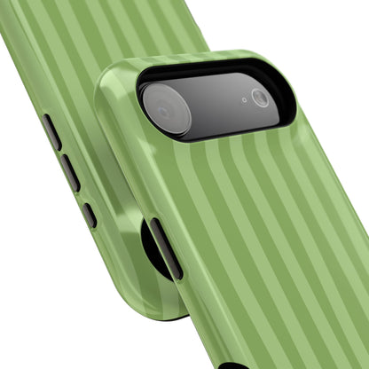 Light Green Stripes Phone Case