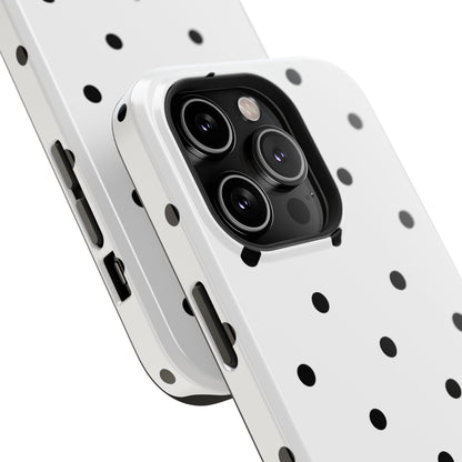 B&W polka dots Phone Case