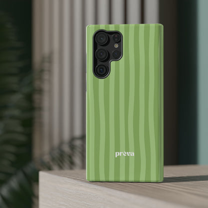 Light Green Stripes Phone Case