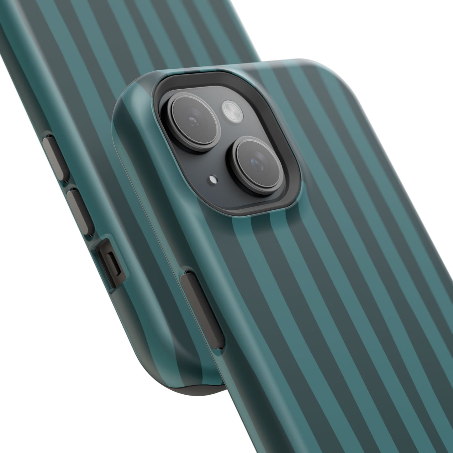 Dark Stripes Turquoise Phone Case