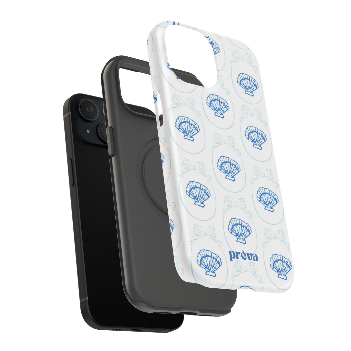 Fancy Teal Shell Phone Case