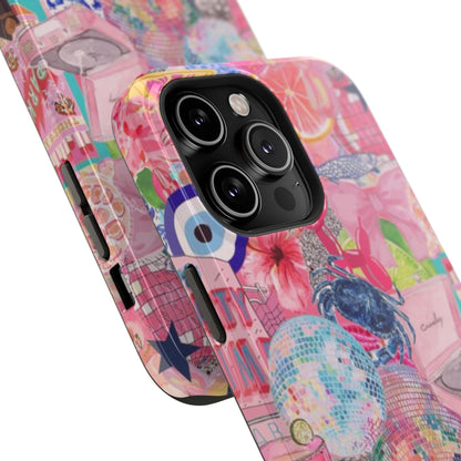 Floral & Pink Collage Phone Case