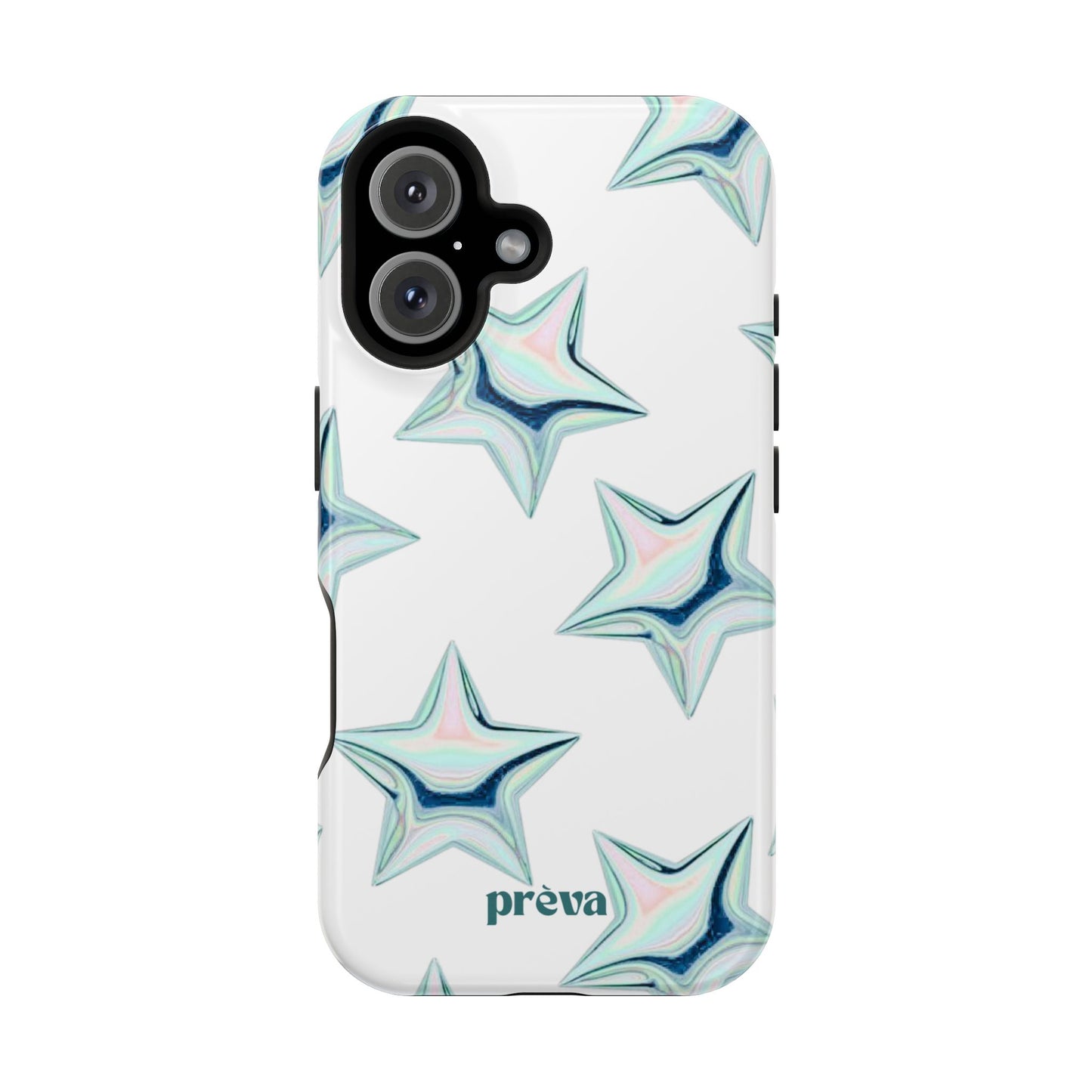 White Starburst Phone Case