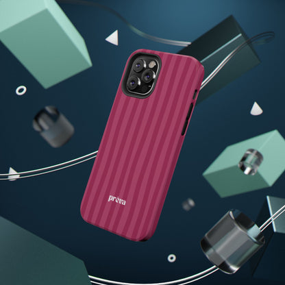 Magenta Stripes Phone Case