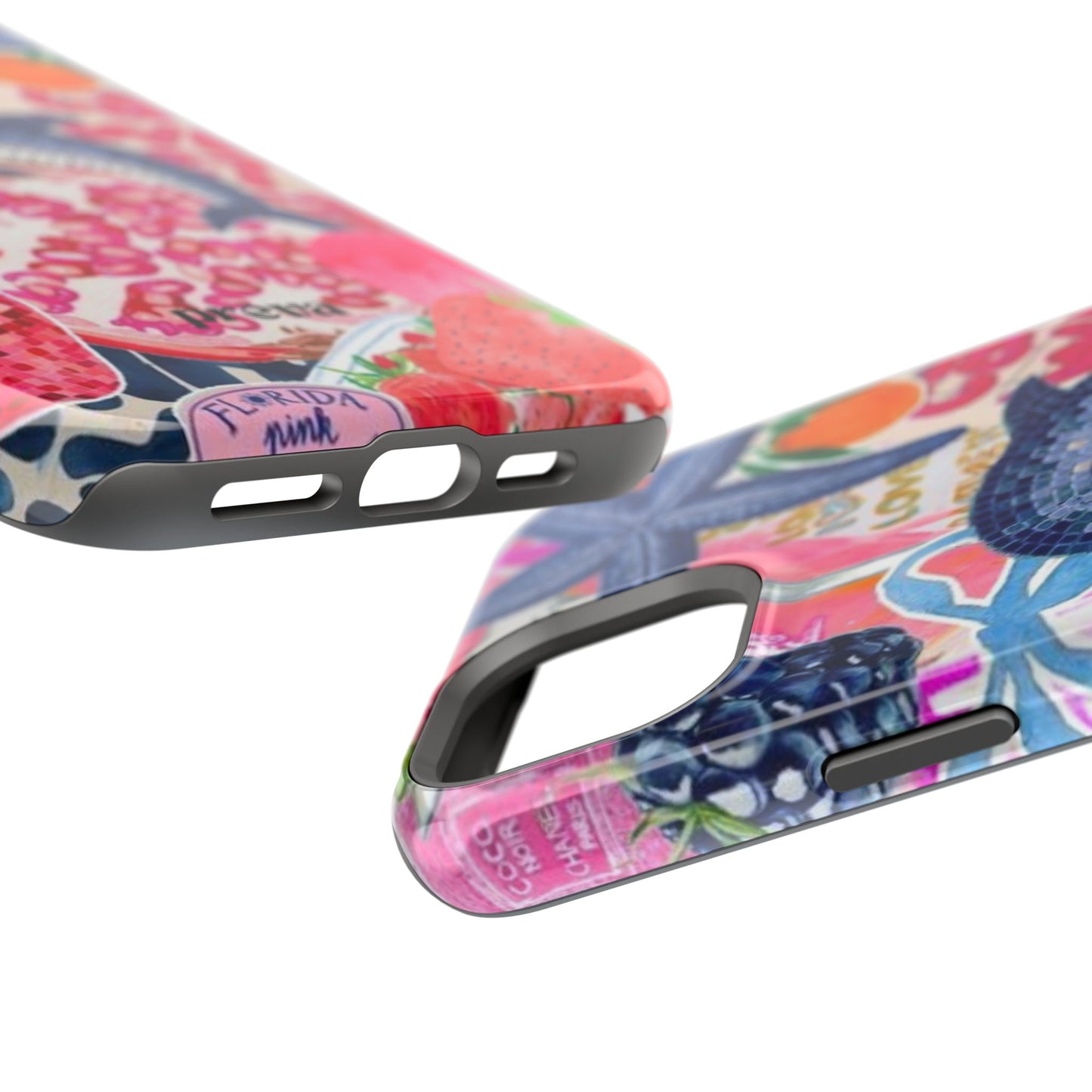 Dolphin Tropics Collage Phone Case