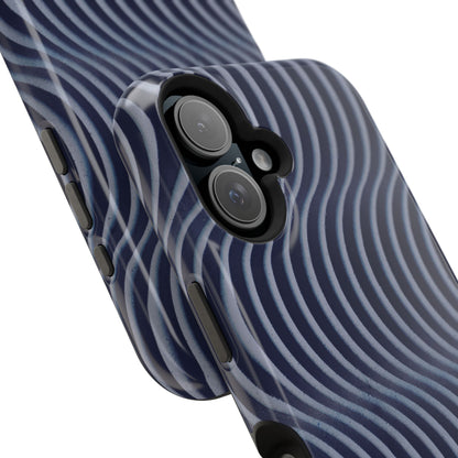 Wavy Navy Phone Case