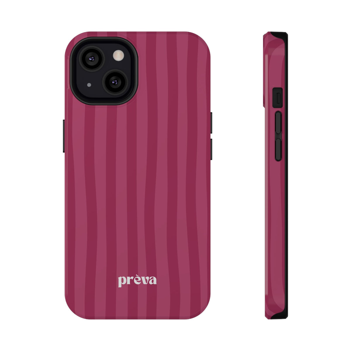 Magenta Stripes Phone Case