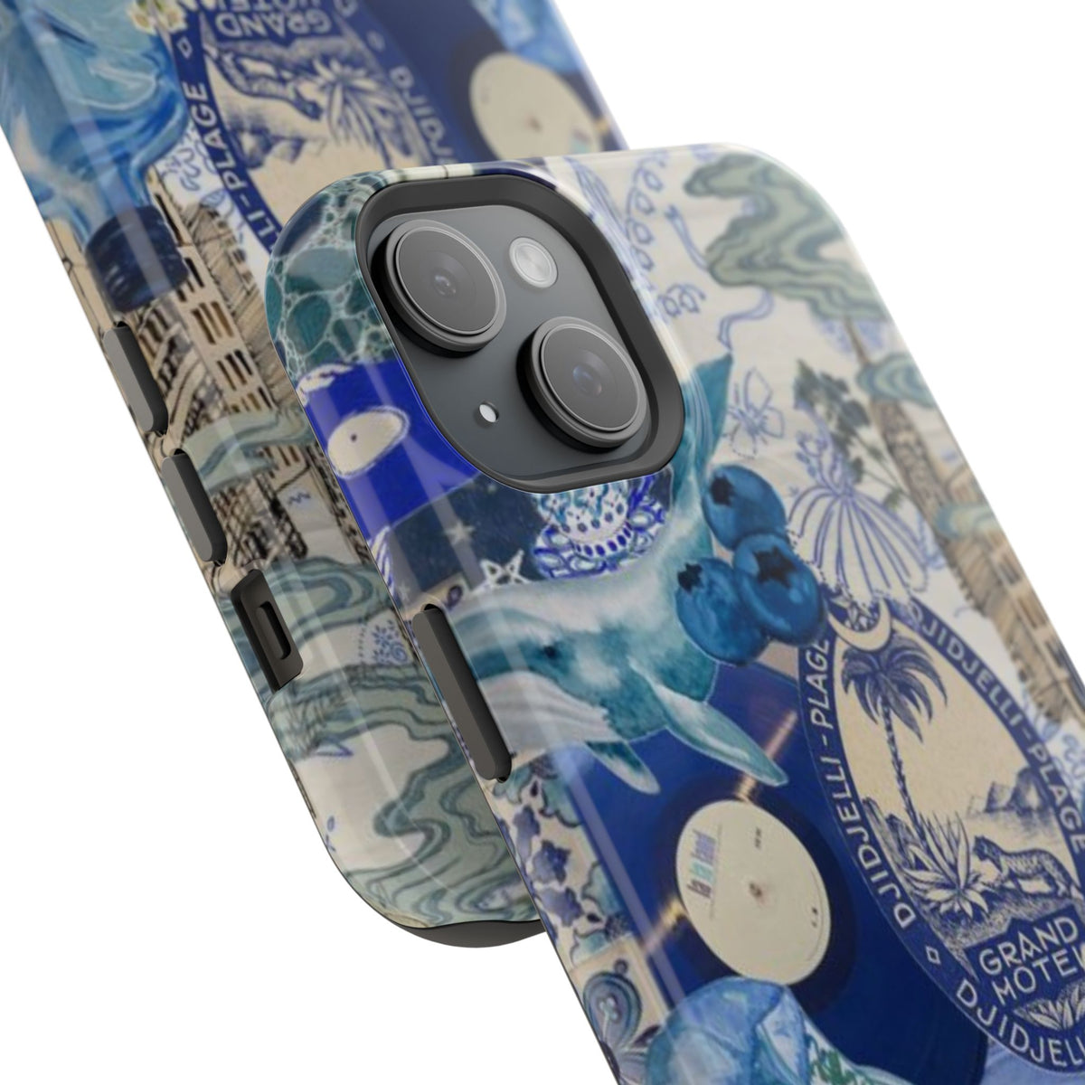 Blue Night Collage Phone Case