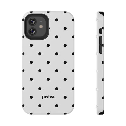 B&W polka dots Phone Case