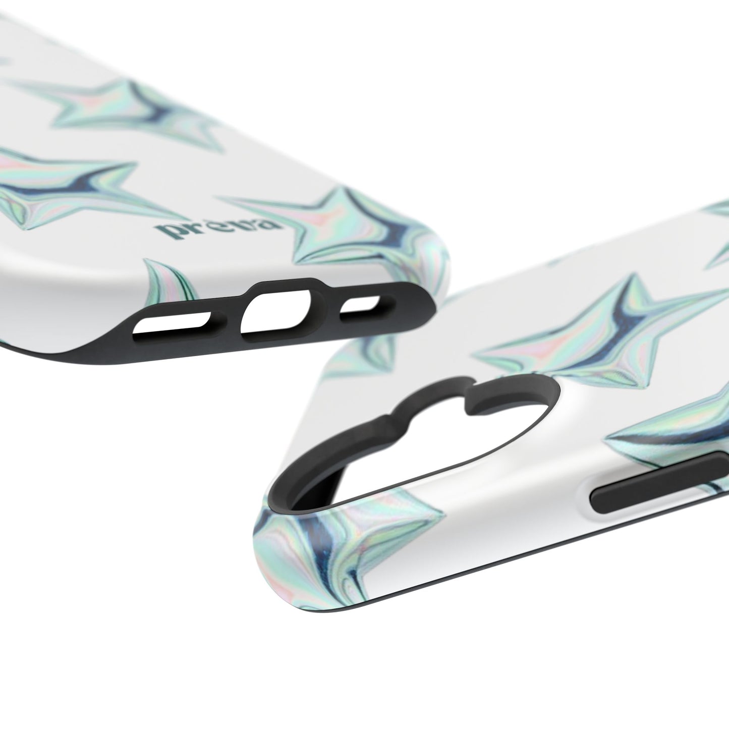 White Starburst Phone Case