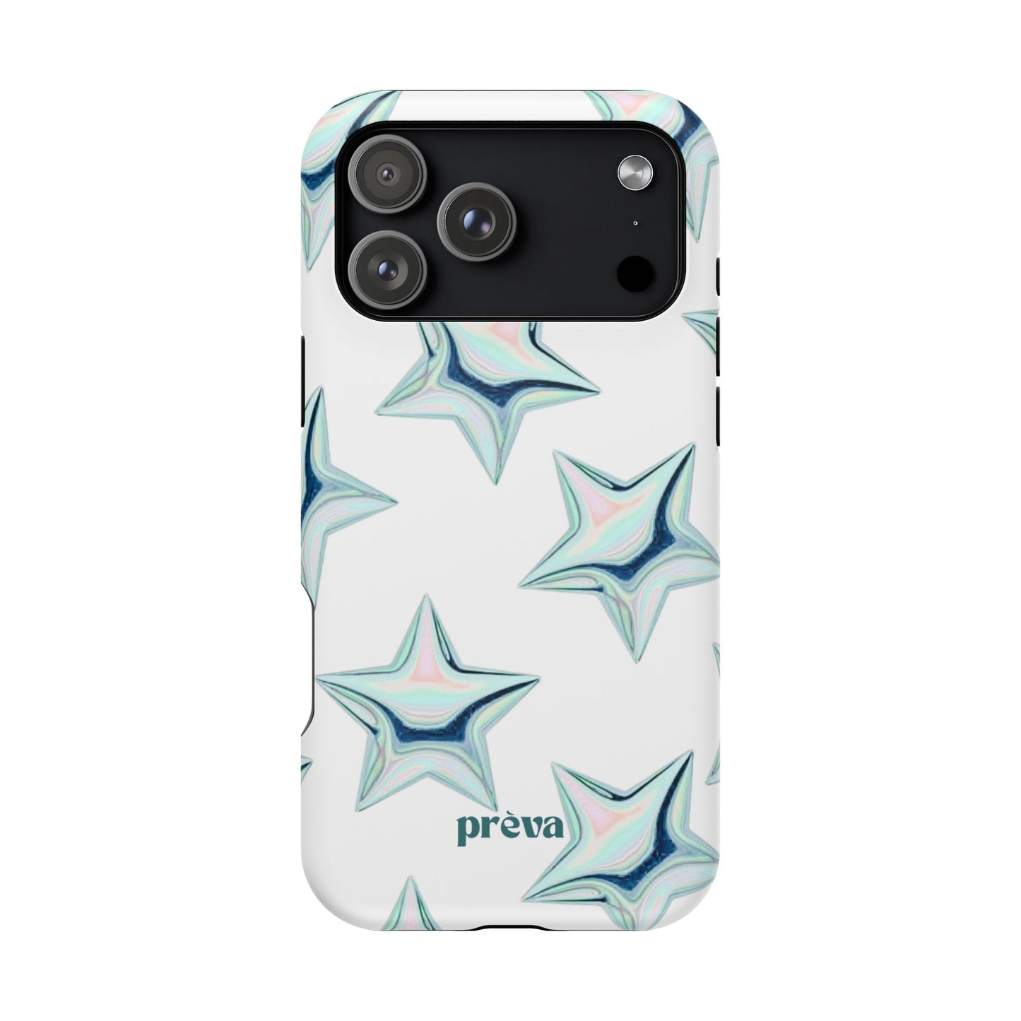 White Starburst Phone Case