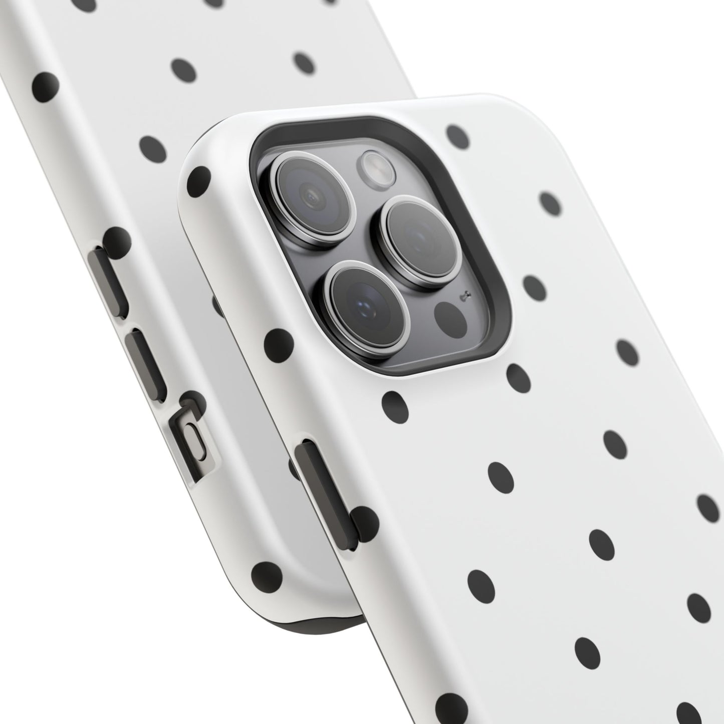 B&W polka dots Phone Case