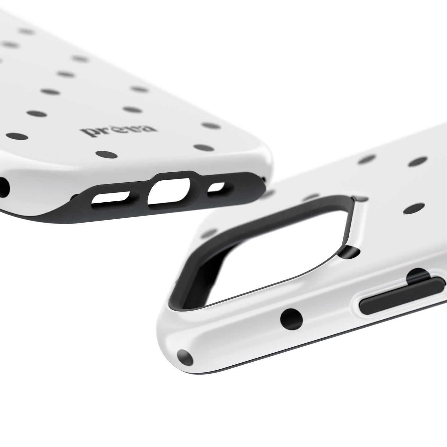 B&W polka dots Phone Case