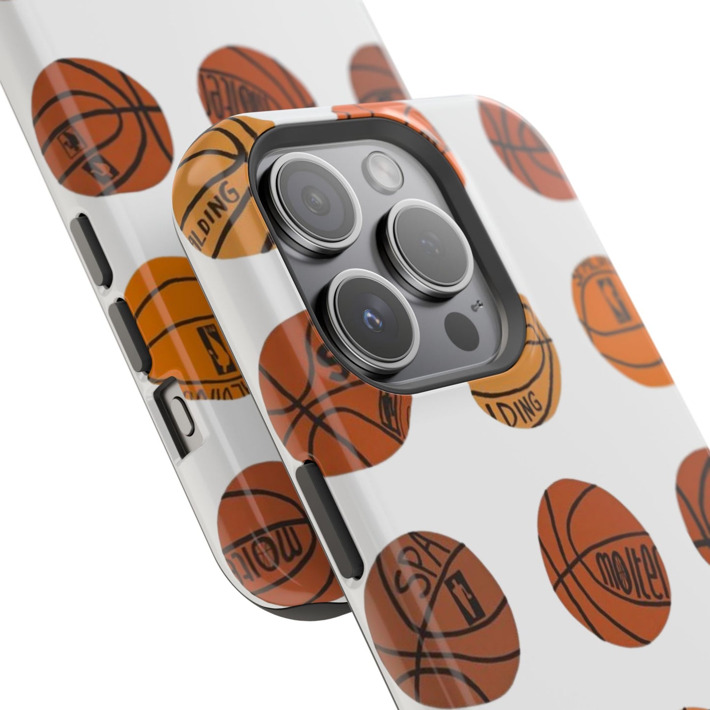 White Basketball Phone Case