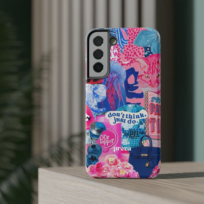 Vibrant Galaxy Collage Phone Case