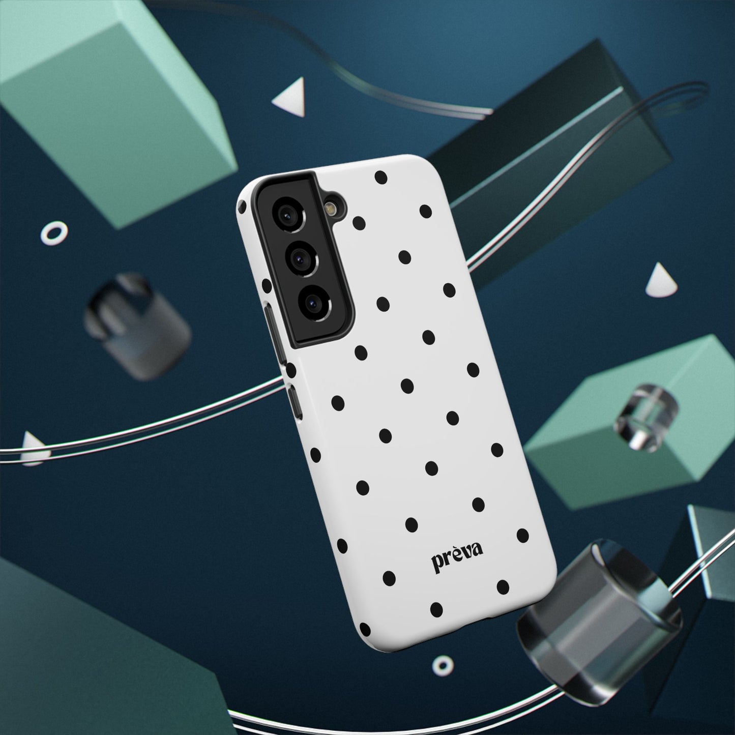 B&W polka dots Phone Case
