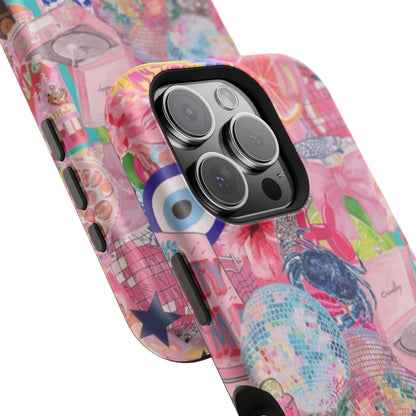 Floral & Pink Collage Phone Case