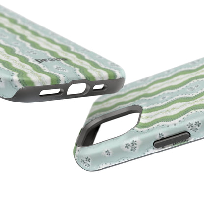 Green Waves Phone Case