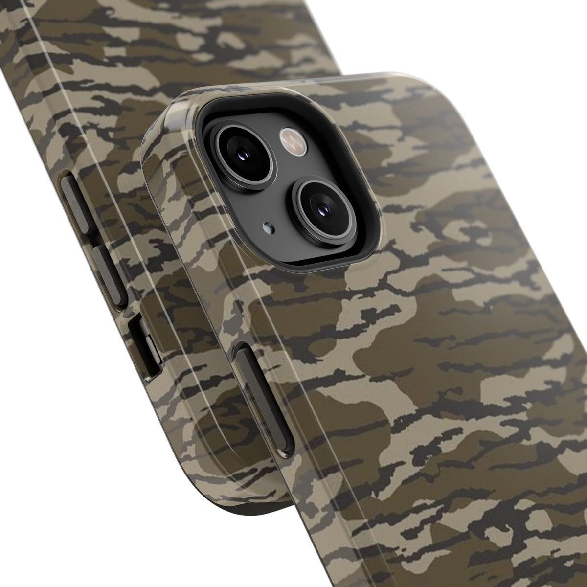 Camo Impact-Resistant Phone Case — Military Green Rugged Protection