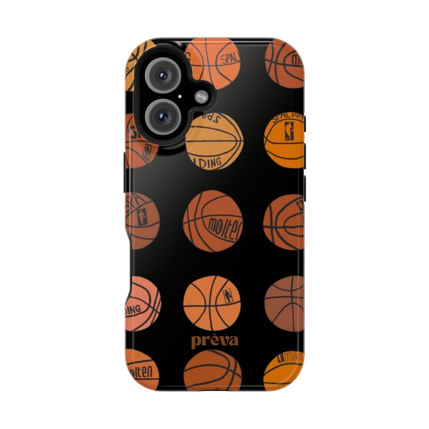 Black Basketball Phone Case