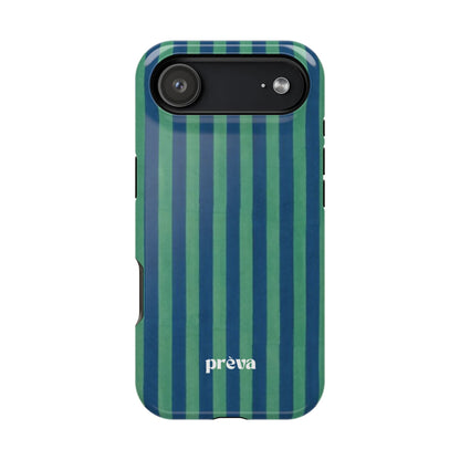 Green & Blue Stripes Phone Case