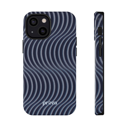 Wavy Navy Phone Case