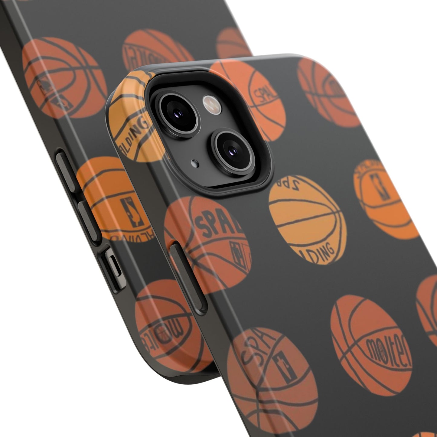 Black Basketball Phone Case