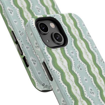 Green Waves Phone Case