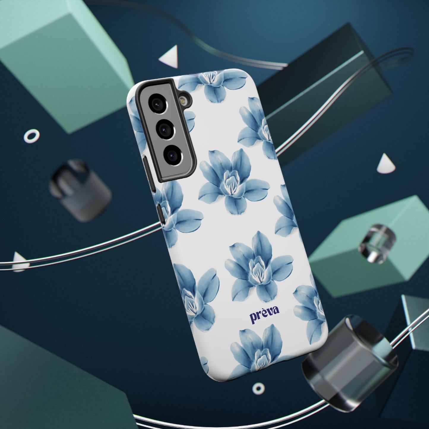 Blue Flowers Phone Case