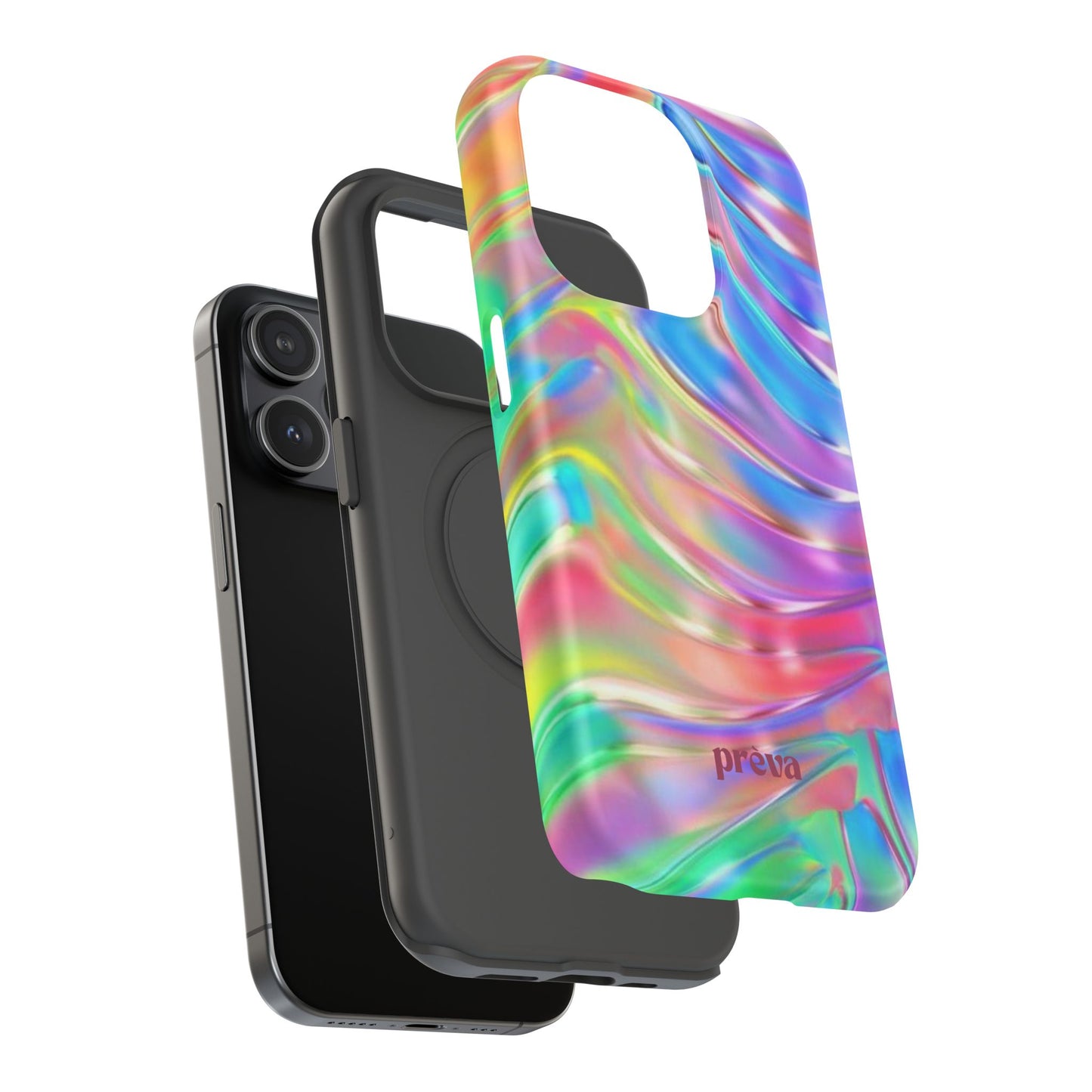 Iridescent Swirl Phone Case