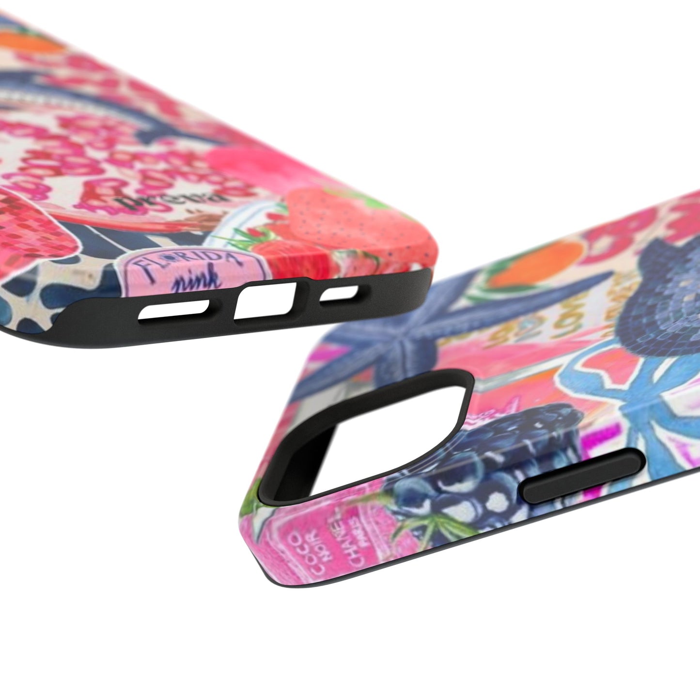 Dolphin Tropics Collage Phone Case