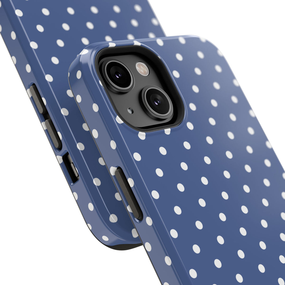 Navy Polka Dot Phone Case