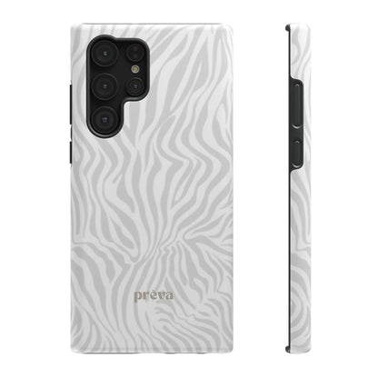 Zebra White Wave Phone Case