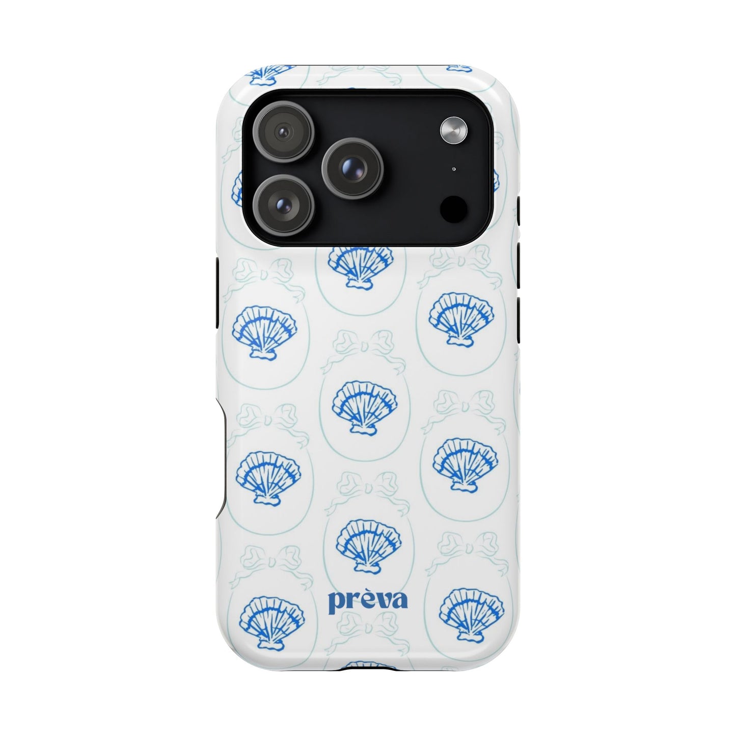 Fancy Teal Shell Phone Case