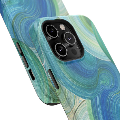 Swirling Ocean Impact-Resistant Phone Case