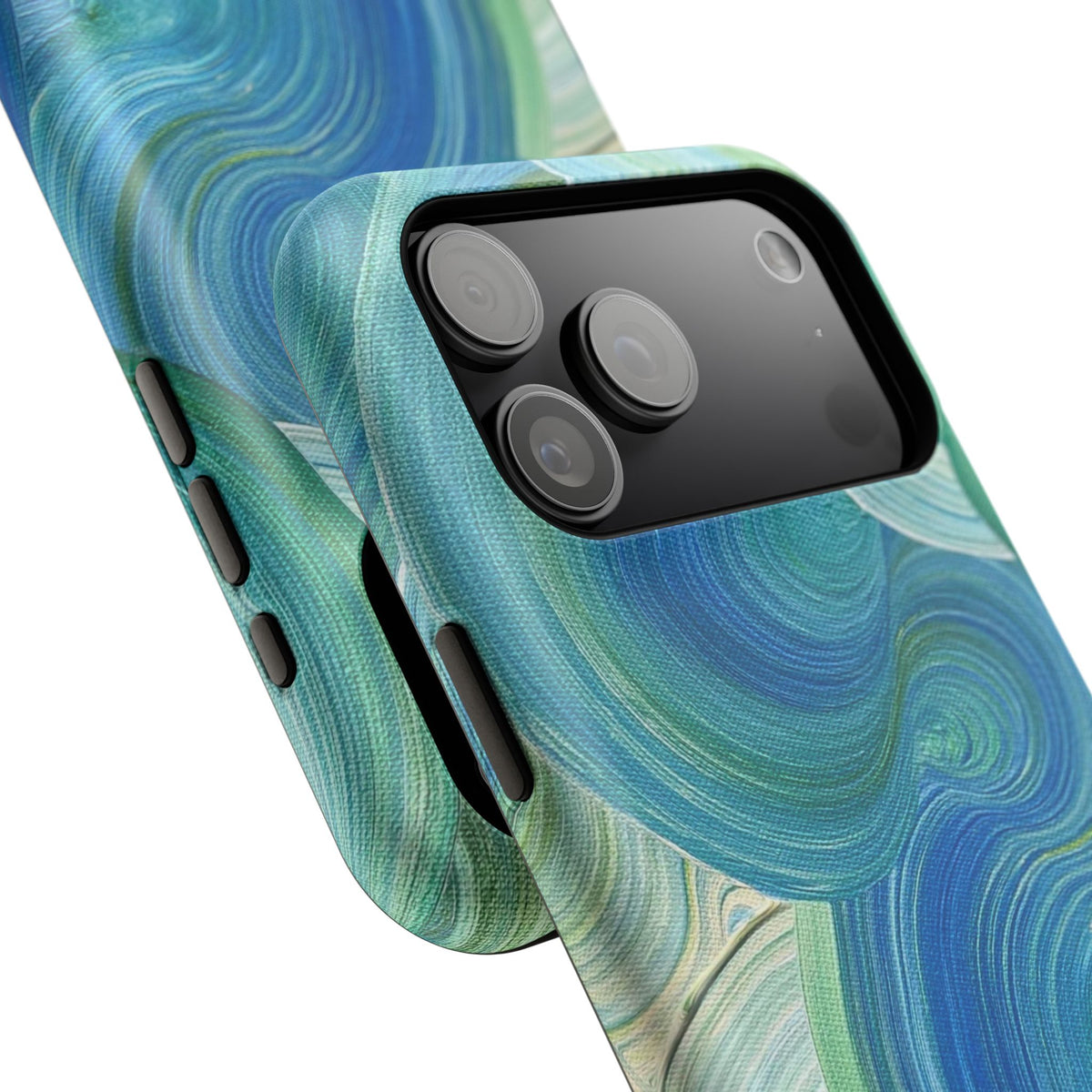 Swirling Ocean Impact-Resistant Phone Case